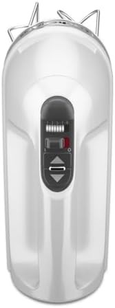 Nine speed white digital hand mixer — photo 3
