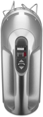 Nine speed contour silver hand mixer — photo 3
