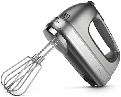 Nine speed contour silver hand mixer — photo 4