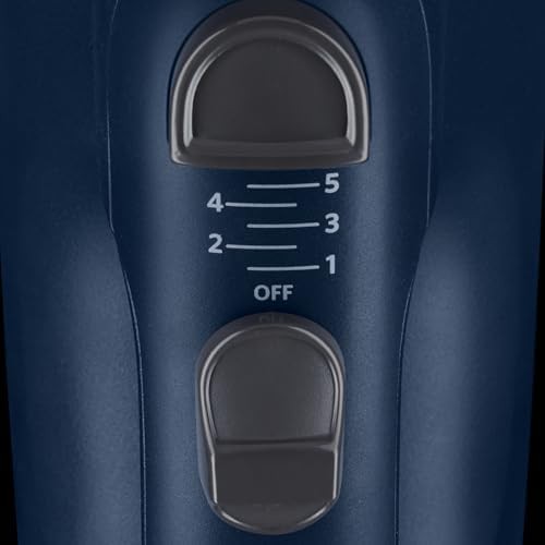 Ink blue five speed electric hand mixer — photo 4