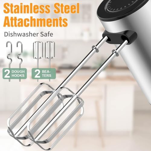 High power ten speed electric hand mixer — photo 5