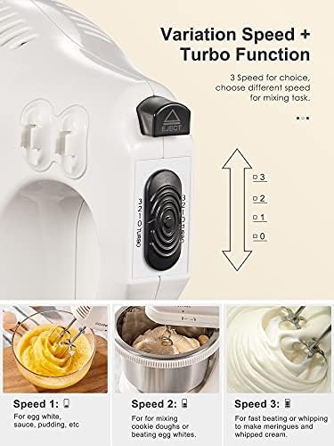 White two in one hand and stand mixer — photo 3