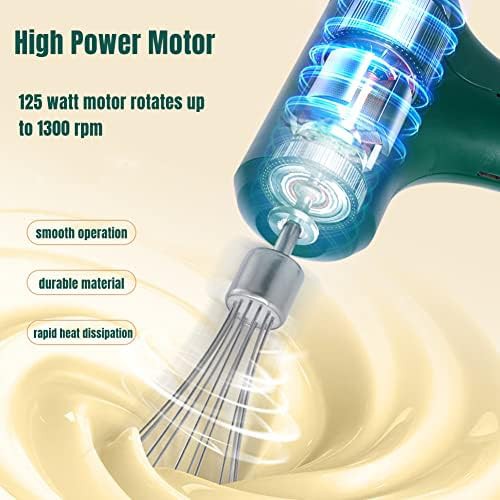 Mini cordless USB rechargeable hand mixer — photo 2