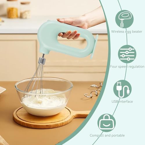 Portable Cordless Four Speed Egg Beater — photo 5