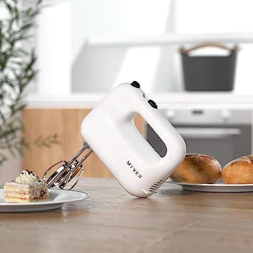White five speed stainless design mixer — photo 3