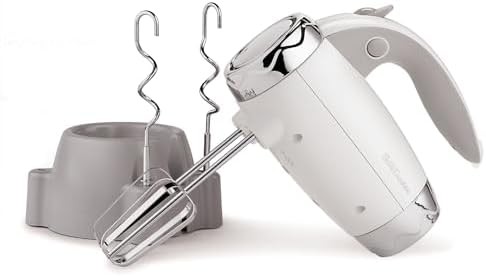 White seven speed mixer with turbo boost