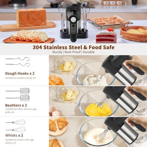 Cordless Seven Speed Mixer with Black Storage Base — photo 3