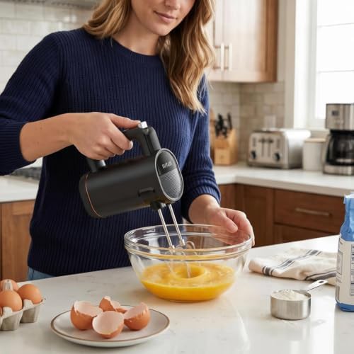 Cordless eight speed mixer with LED display — photo 5