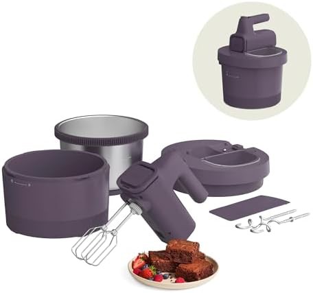 Plum purple two in one stand mixer