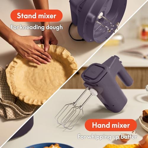 Plum purple two in one stand mixer — photo 3