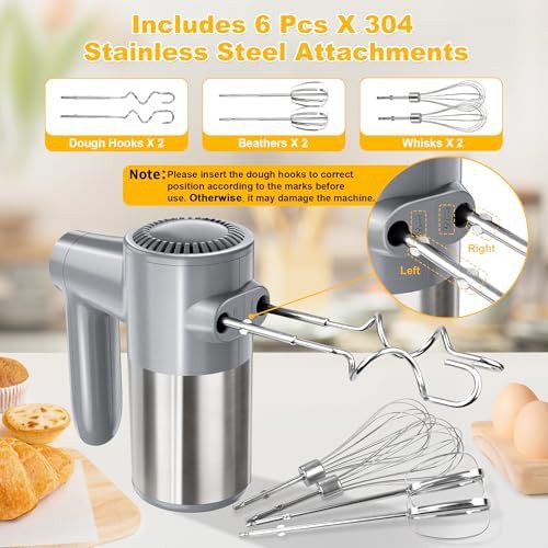 Cordless Seven Speed Mixer with Silver Storage Base — photo 4