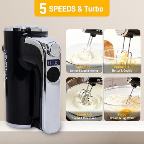 Five speed mixer with digital LCD display — photo 4