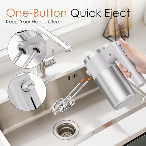 Lightweight five speed mixer with eject button — photo 4