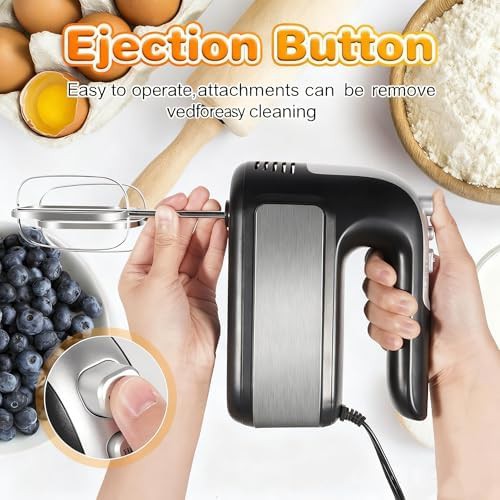 Powerful turbo mixer with dough hooks — photo 5