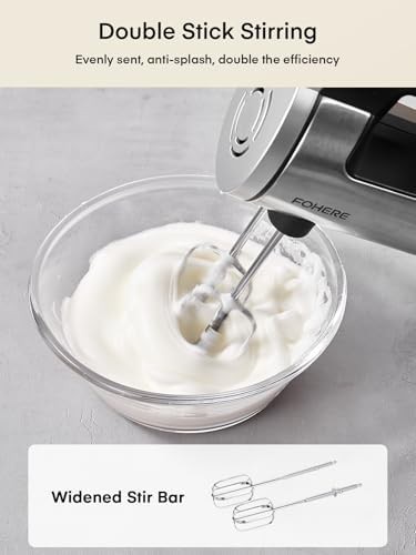 Silver six speed mixer with dough hooks — photo 5