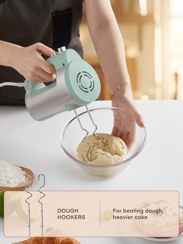 Green six speed electric whisk mixer — photo 5