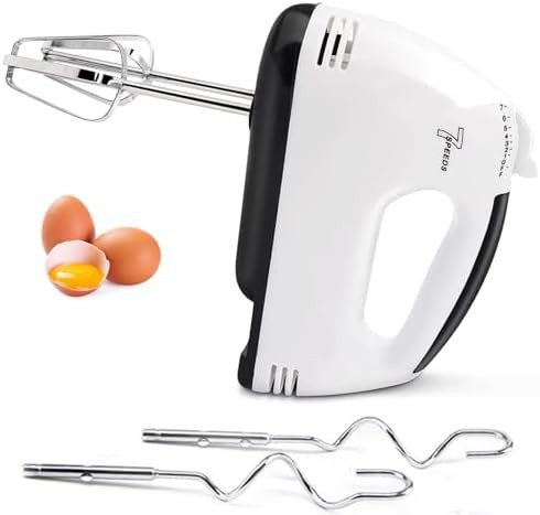 Seven speed off white mixer with turbo boost