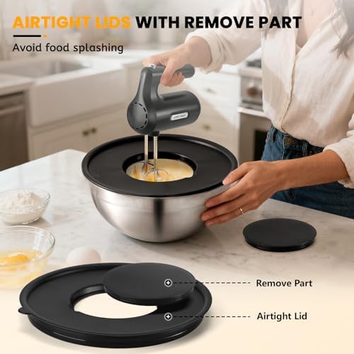 Lightweight Baking Mixer Set with Dough Hooks — photo 4