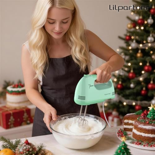 Light green electric whipping cream mixer — photo 5