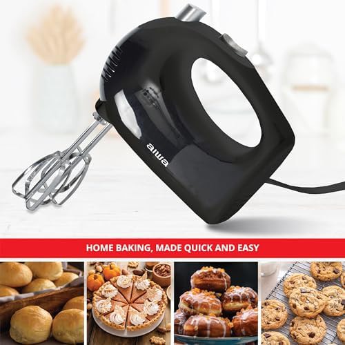 Black lightweight five speed hand mixer — photo 5