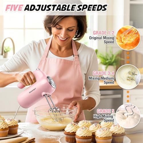 Five speed mixer with six stainless attachments — photo 4