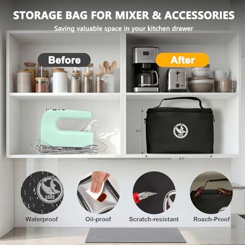 Ergonomic nine speed digital electric mixer — photo 4