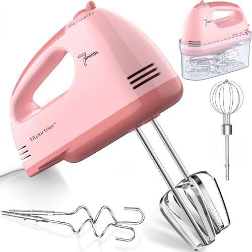 Light pink mixer with storage case