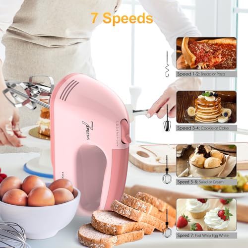 Light pink mixer with storage case — photo 3