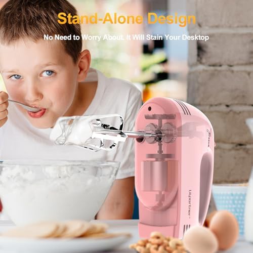 Light pink mixer with storage case — photo 4