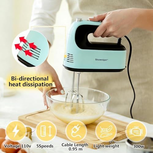 High power 300 watt turbo hand mixer — photo 5