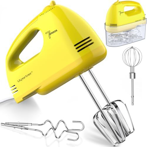 Light yellow mixer with storage box