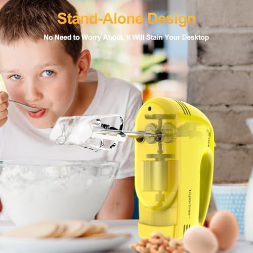 Light yellow mixer with storage box — photo 4