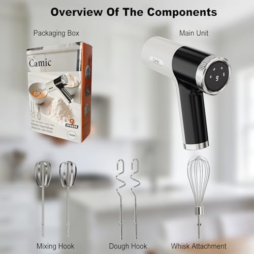 Cordless nine speed mixer with whisk — photo 3